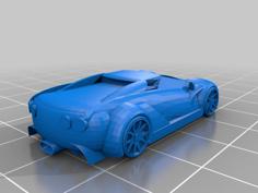 Bugatti Veyron 3D Printer Model