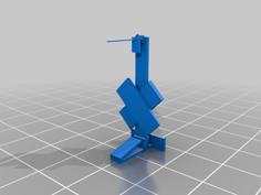 Simple Spindle Spinning Wheel Mock Up. 3D Printer Model