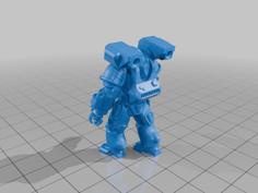 Battletech Elemental (28mm Scale) By (Kenesthor) 3D Printer Model