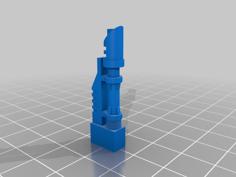 LASER CANNON WITH A 10X5MM CONNECTOR [FDM FRIENDLY] 3D Printer Model