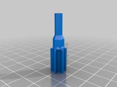 Cassette Winder Bit 4mm 3D Printer Model