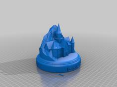 Provo City Center Utah Temple Figurine 3D Printer Model