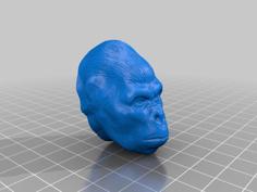 Harambe Head (Gorilla) 3D Printer Model