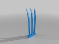 Wolverine Claws Dual Action 3D Printer Model