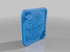 Bible Verse – Jeremiah 29:11 3D Printer Model