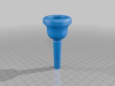 Trombone Mouthpiece 3D Printer Model