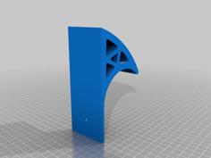 Electric Longboard Wall Mount For 85mm Wheel 3D Printer Model