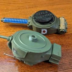 Bolt Action / Konflikt 47 – Sherman Turret Adapter 3D Printer Model