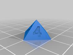 8 Sided Dice 3D Printer Model