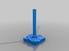 Wave Lamp Base And LED Holder 3D Printer Model