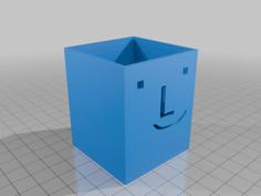 A Happy Pen Holder 3D Printer Model