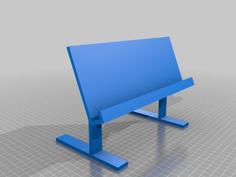 Vertical Monitor Stand 3D Printer Model