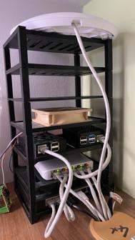 Mini Network Rack 3D Printer Model