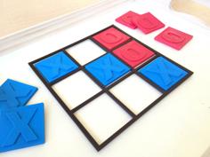 Hollow Tic Tac Toe Board 3D Printer Model