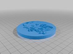 Toothless (Chimuelo) Medallion 3D Printer Model