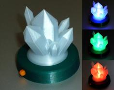 Illuminated Crystal 3D Printer Model