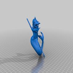 Merrow Woman 3D Printer Model