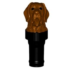 Labrador Retriever Topper ($7 Cane/Walking Hiking Sticks) 3D Printer Model