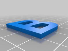 Alfabeto – Alphabet (Arial) 3D Printer Model