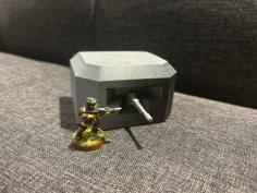 Casemate Mini Bunker For Human Defense Force 3D Printer Model