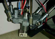 Kossel Effector With Nozzle-Z-probe 3D Printer Model