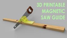 Adjustable Magnetic Hand Saw Guide 3D Printer Model