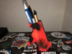 Lambda Half Life Pen And Phone Holder 3D Printer Model