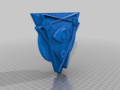 Cryptocracy Logo 3D Printer Model