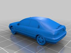 OO Scale Ford Mondeo 1:76 3D Printer Model