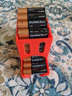 AA Battery Dispenser 3D Printer Model