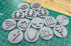 (Unofficial) Poorhammer Horde Mode Supply Point Place Markers 3D Printer Model