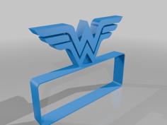 Wonder Woman Clock Stand 3D Printer Model