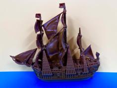 HMS Endeavour 3D Printer Model