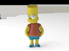 Bart Simpson 3D Printer Model