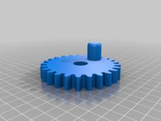 Refrigerator Magnet Gear Spinners ( Remix ) 3D Printer Model