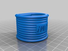 Napkin Rings, D Shaped, Plain Or With Text 3D Printer Model