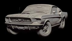 67 Ford Mustang Gt 3D Printer Model