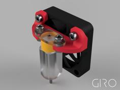 GIRO.remix – TEVO Tarantula / 40mm Fan BLTouch Mount 3D Printer Model