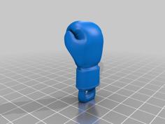 Boxing Fight Gloves Velcro 3D Printer Model