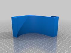 Skateboard Door Mount / Hook With Parameters 3D Printer Model