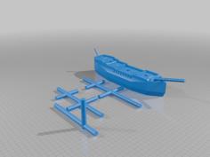 Simple Sail Ship 2 3D Printer Model