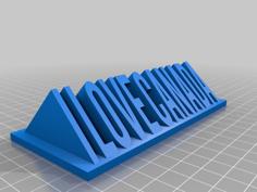 I_Love_Canada_sign_desktop 3D Printer Model