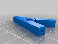 Printable Alligator Clip 3D Printer Model