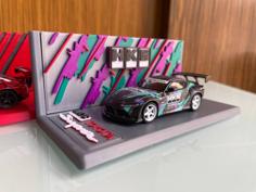 Mini GT HKS Toyota GR Supra Display Base 3D Printer Model