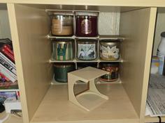 Bath And Body Works 3-wick Candle Shelves 3D Printer Model