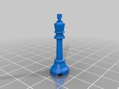 King Of Chess Keycap 3D Printer Model