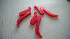 Specialized Logo Keychain 3D Printer Model