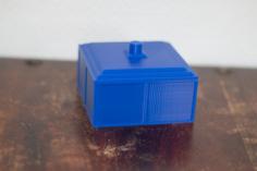 Tardis Inspired Coaster Box 3D Printer Model