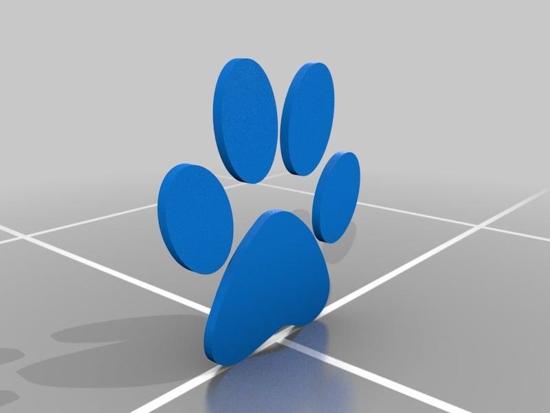 Cat Paw 3D Printer Model Free Download - 3axis.co