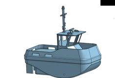 Springer Tug Boat 3D Printer Model